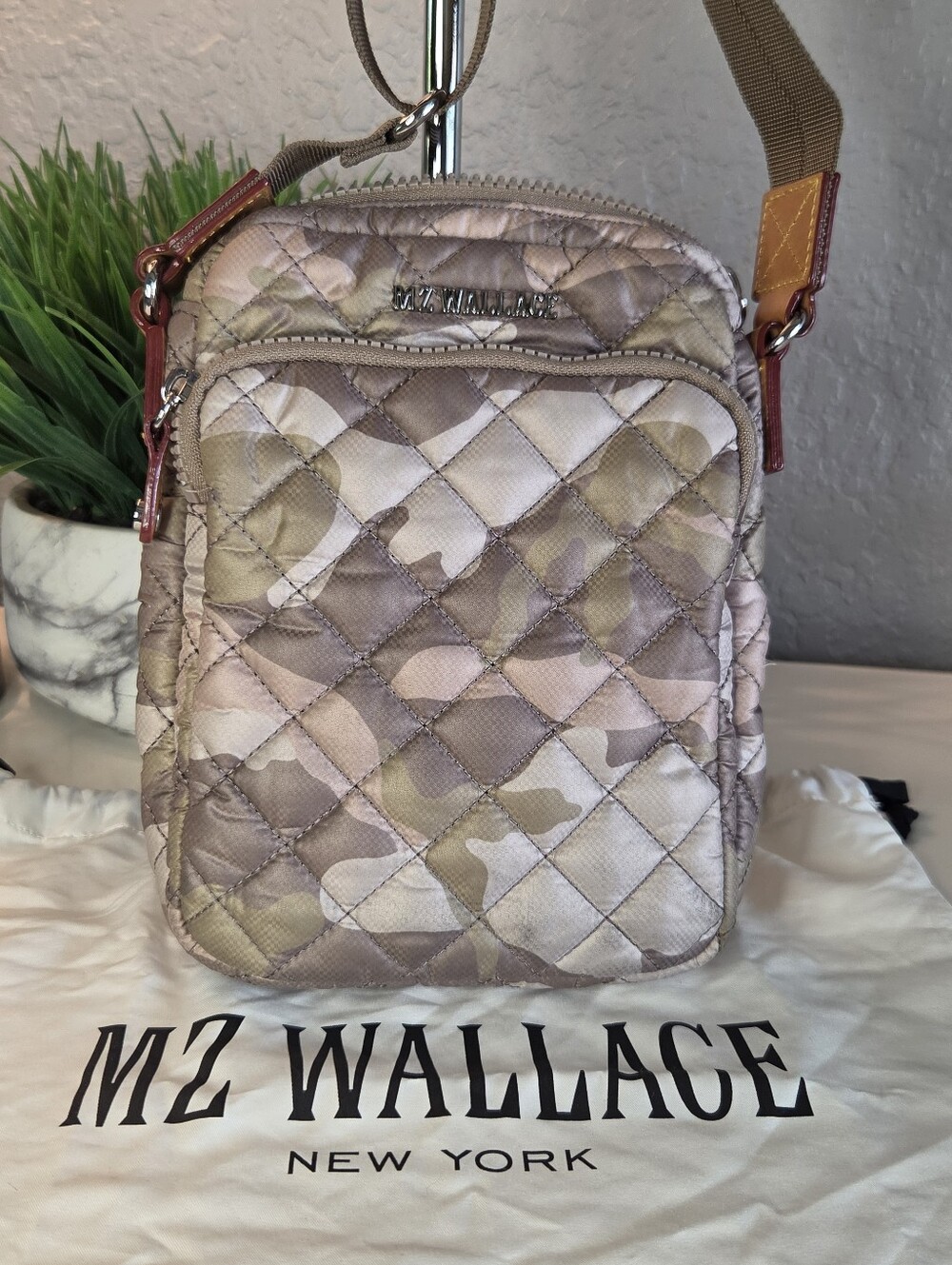 MZ Wallace Camo Crossbody & Dustbag